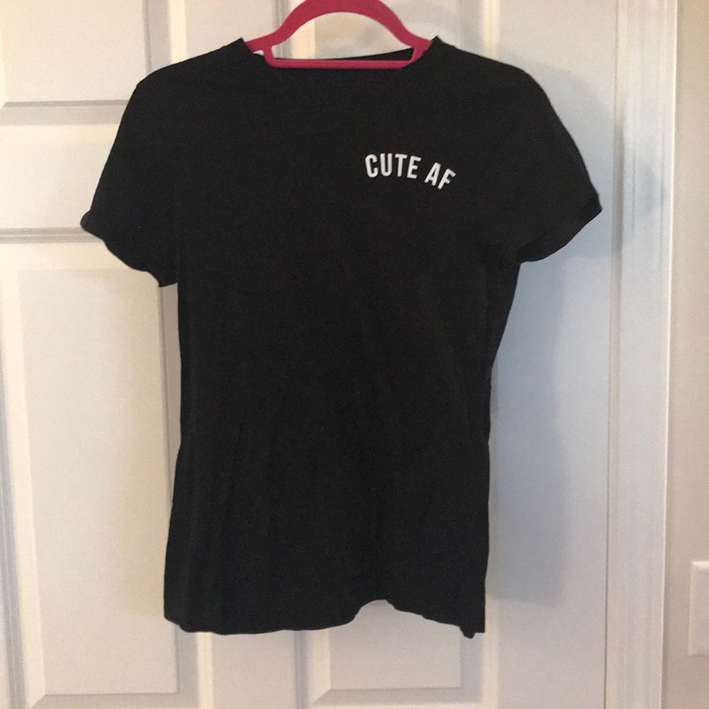 Cute AF Black shirt